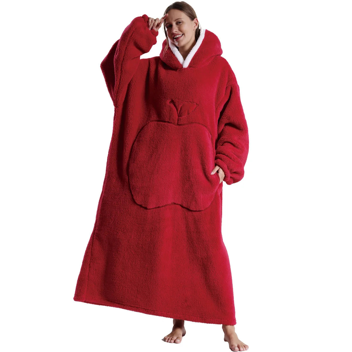 Winter Oversized Wearable Blanket Hoodie