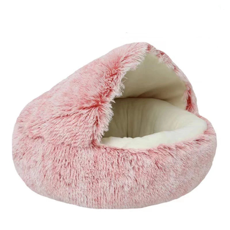 Soft Plush Cat Bed