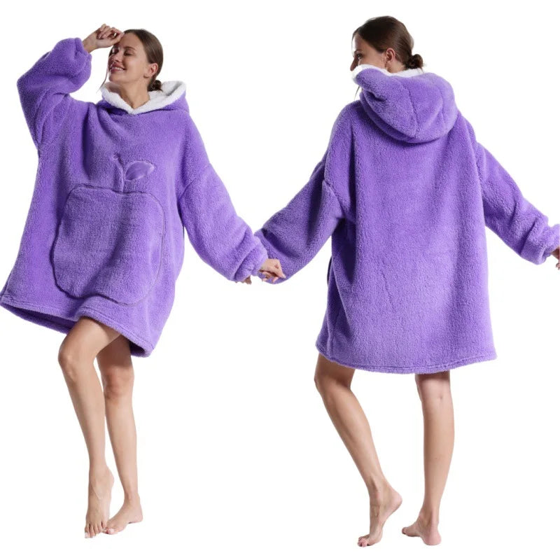 Winter Oversized Wearable Blanket Hoodie