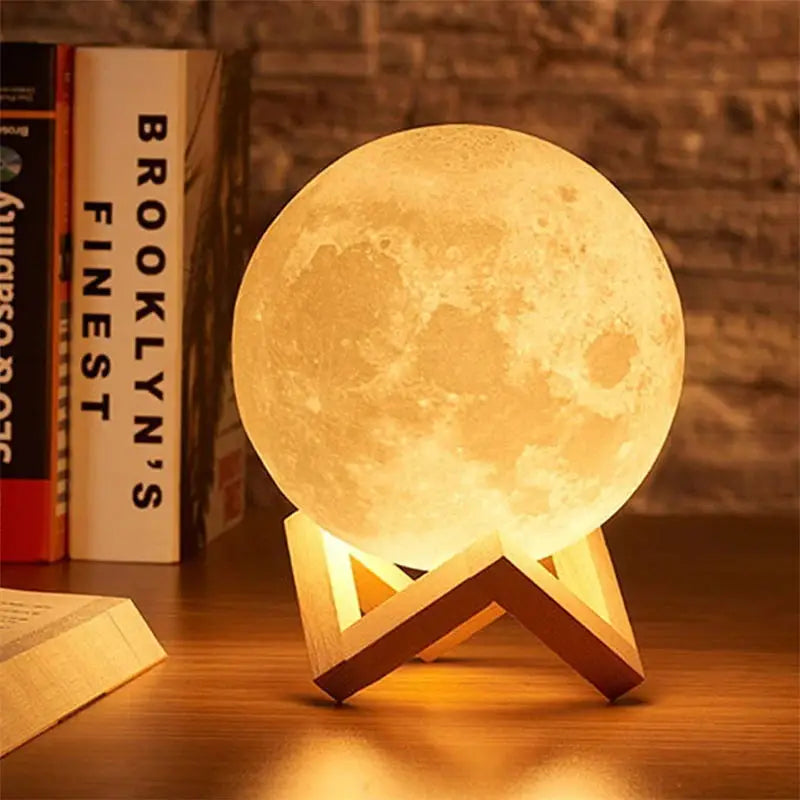 3D Print Rechargeable Moon Lamp