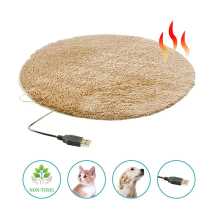 USB Pet Electric Blanket Plush Pad Blanket