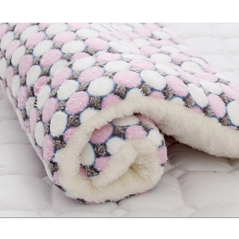 Soft Flannel Pet Mat dog Bed