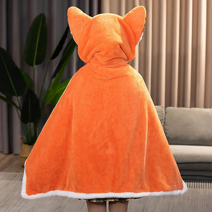 Fox Lovely Plush Soft Cloak