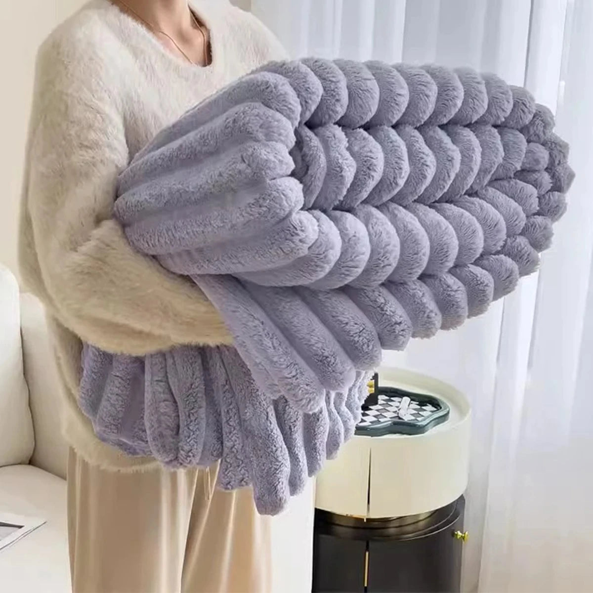 Soft Warmth Winter Sofa Blanket