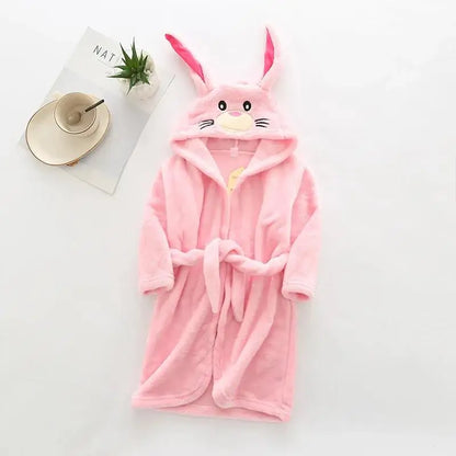 Kids Soft Fleece Bathrobe