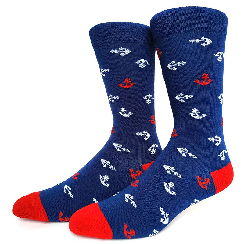 Cartoon-Themed Funny Crew Socks