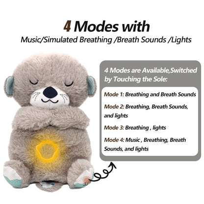 4-Mode Breathing Plush Toy