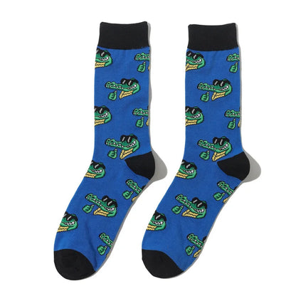 Cartoon-Themed Funny Crew Socks