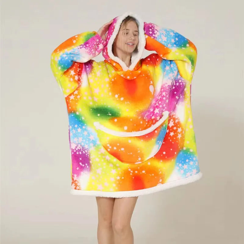 Winter Warm Blanket Hoodie