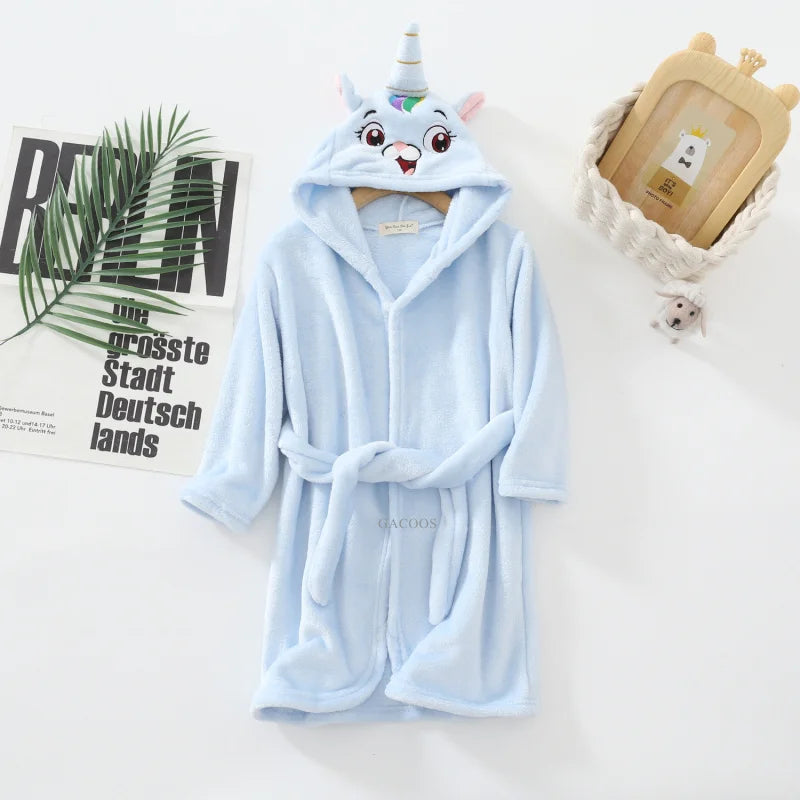 Kids Soft Fleece Bathrobe