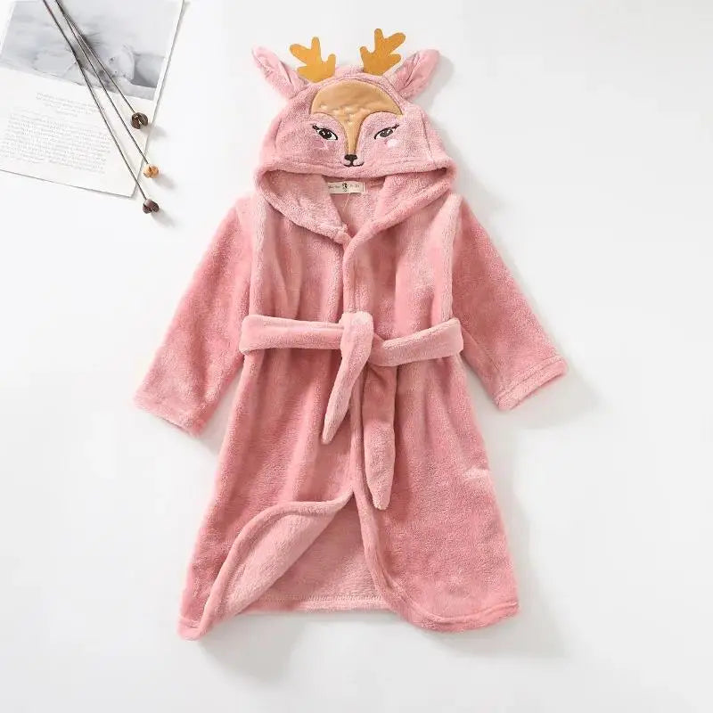 Kids Soft Fleece Bathrobe