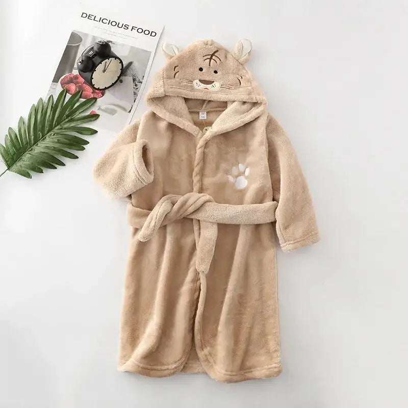 Kids Soft Fleece Bathrobe