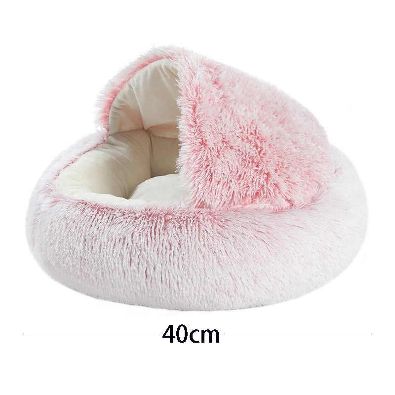 Soft Plush Cat Bed