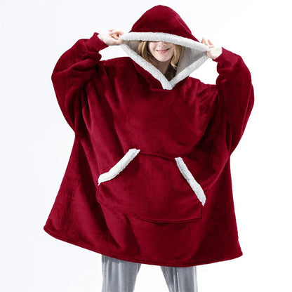 Hoodie Blanket Women Oversized Fleece Hoodie