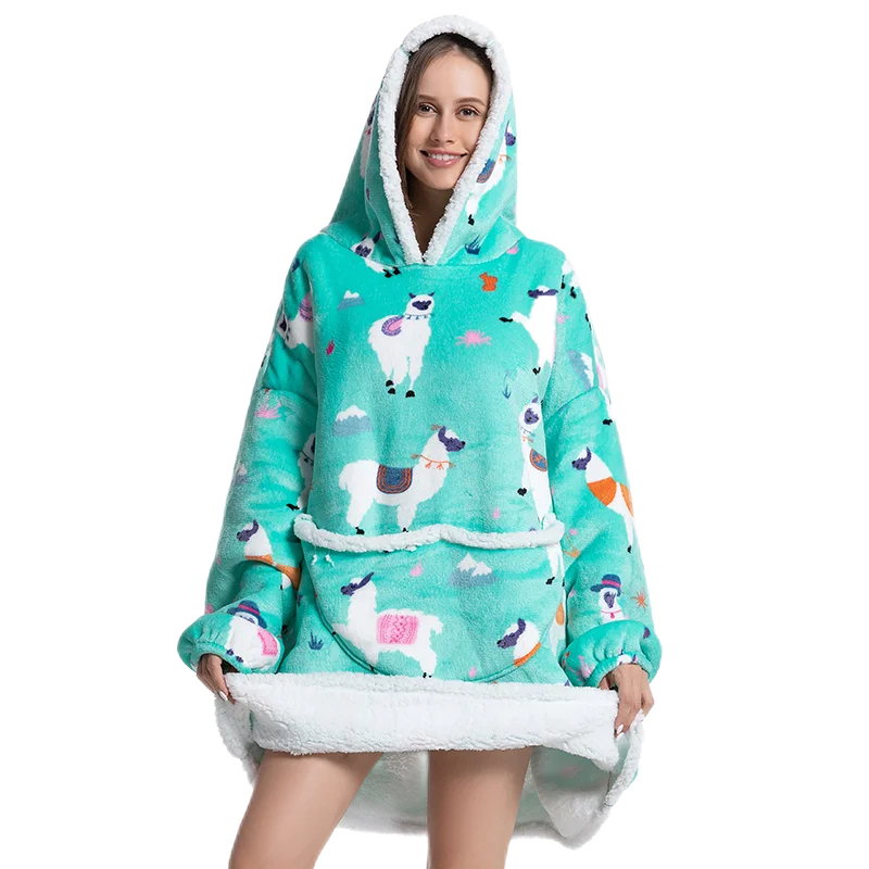 Winter Warm Blanket Hoodie