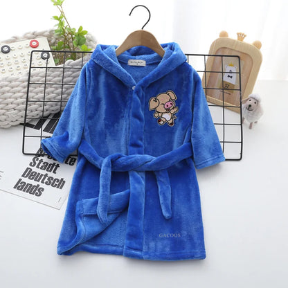 Kids Soft Fleece Bathrobe