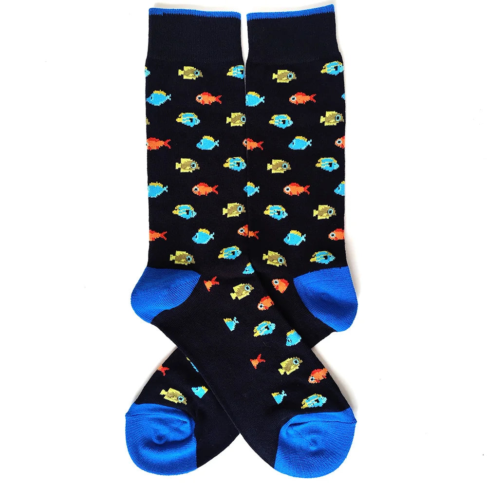 Cartoon-Themed Funny Crew Socks