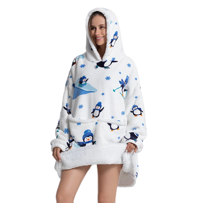 Winter Warm Blanket Hoodie