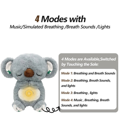 4-Mode Breathing Plush Toy