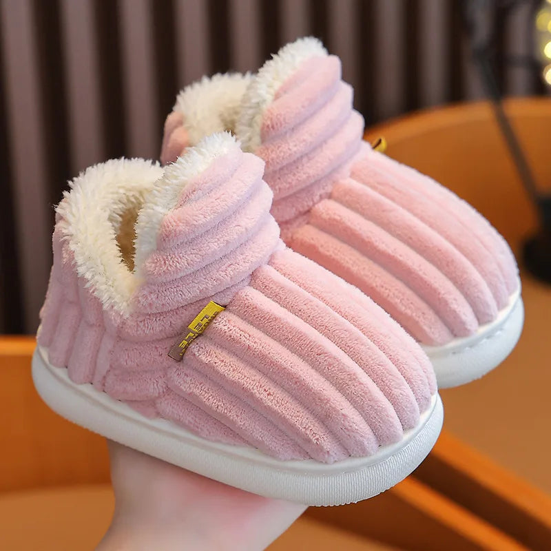 SmilePoP New Classic Fuzzy Kids Shoes