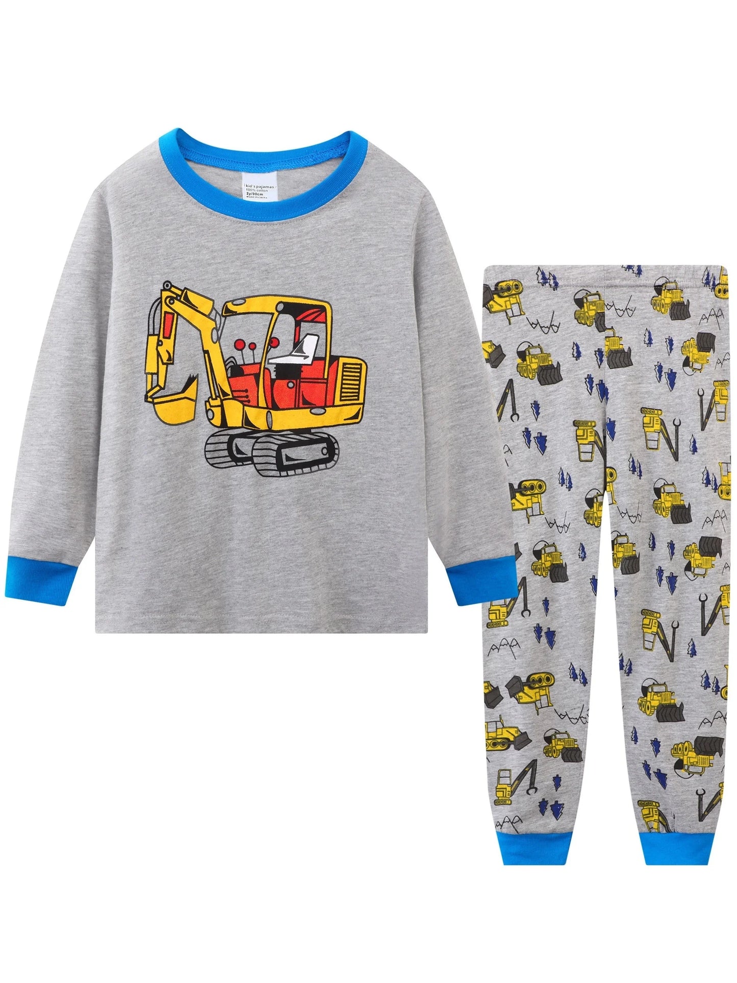 2-Piece Kids’ Robot Pajama Set