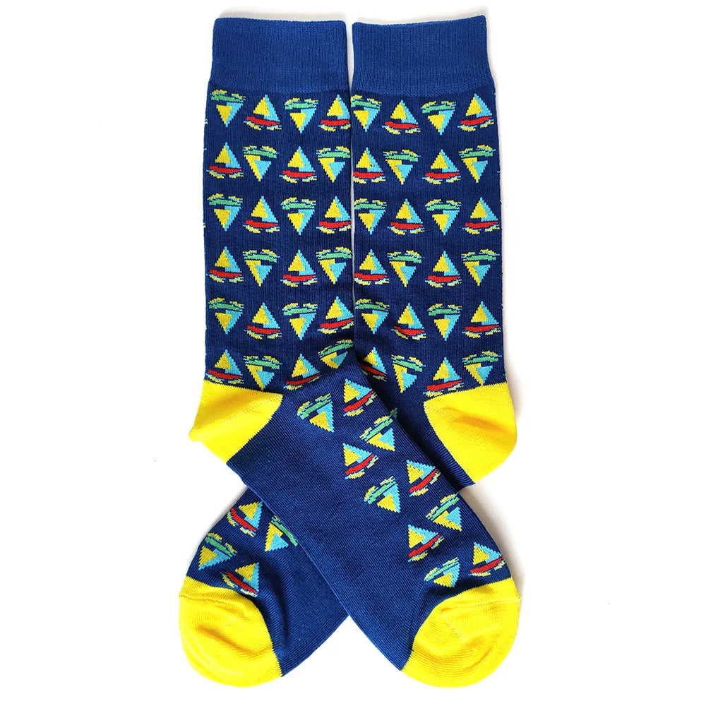 Cartoon-Themed Funny Crew Socks