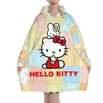 Kitty White Oversized Sweatshirt