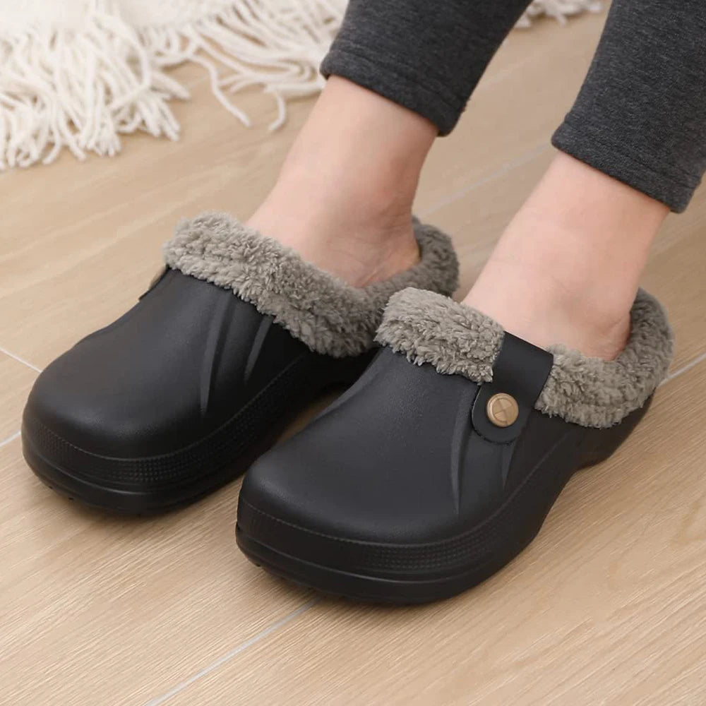 Warm Plush Winter Clogs