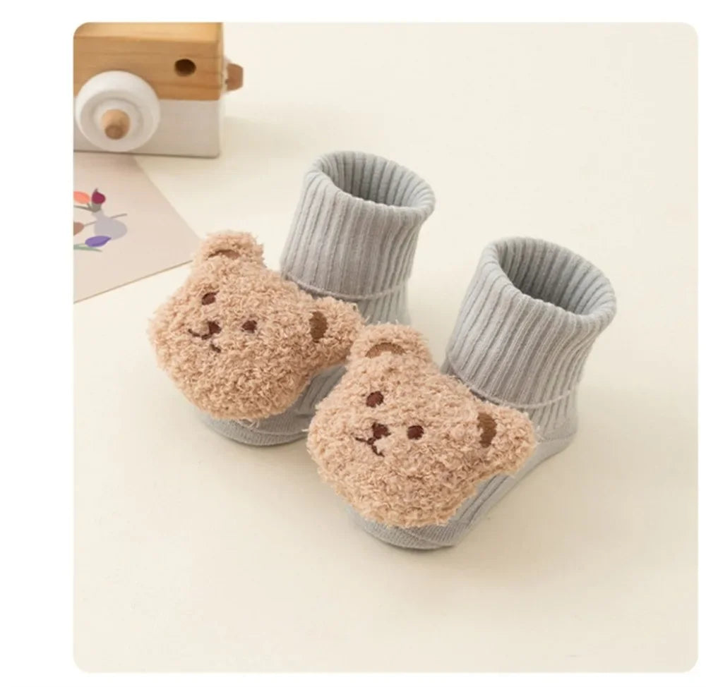 Cute Cartoon Bear Baby Socks