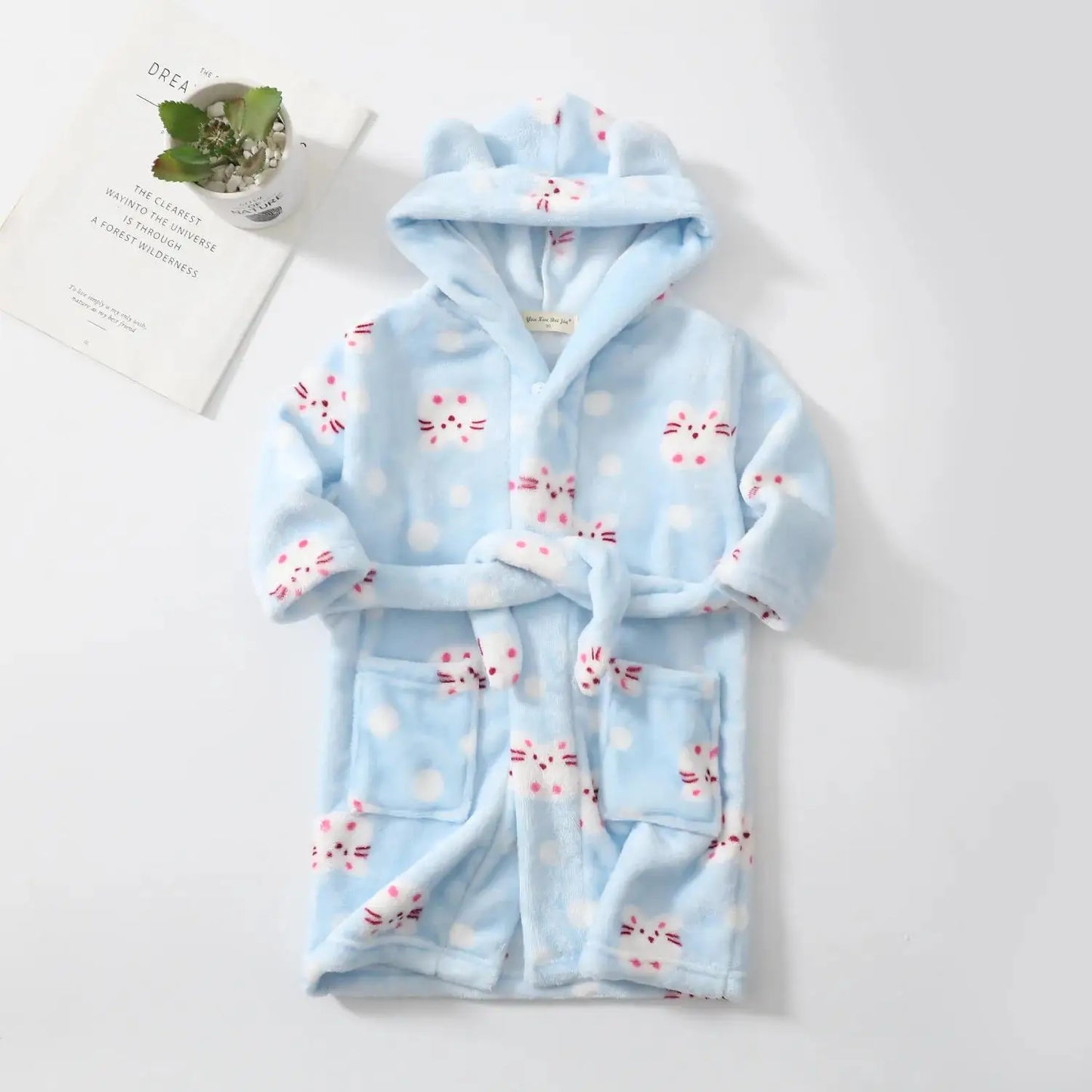 Kids Soft Fleece Bathrobe