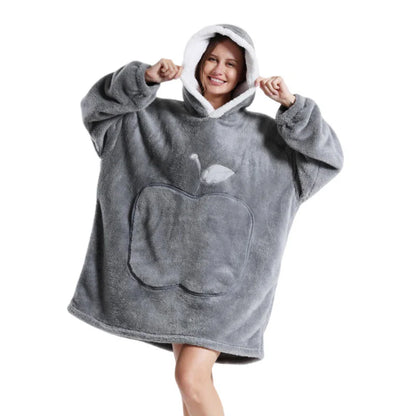 Winter Oversized Wearable Blanket Hoodie