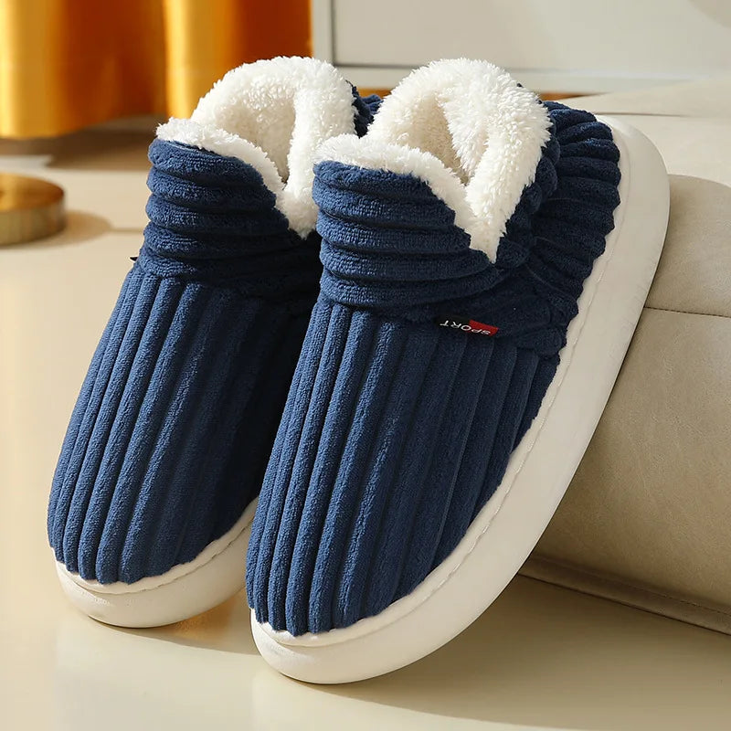 Winter Plush Slippers for Men & Women –