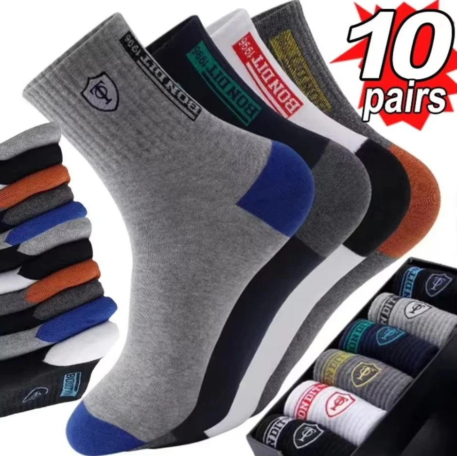 Men's fashion warm thickened padded comfortable casual socks,