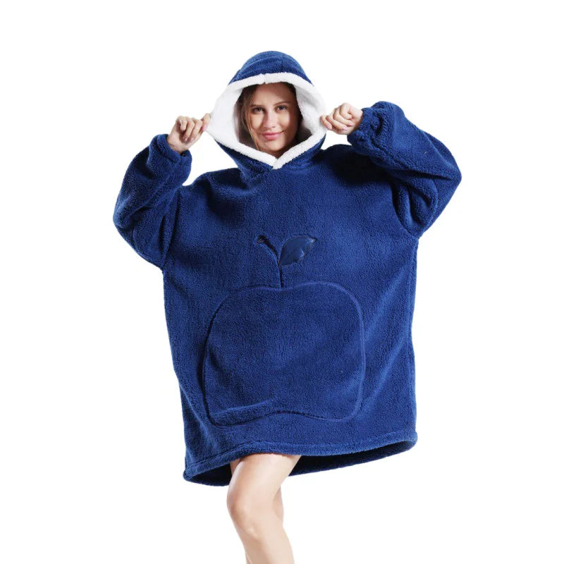 Winter Oversized Wearable Blanket Hoodie