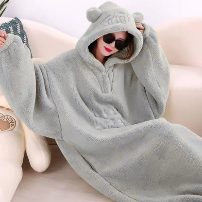 WASART Hooded Blanket with Sleeves.