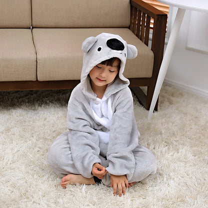 Cartoon Animal Koala One-piece Pajamas