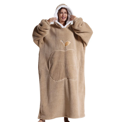 Winter Oversized Wearable Blanket Hoodie