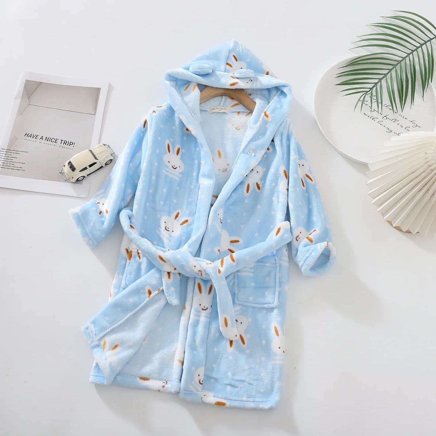 Kids Soft Fleece Bathrobe