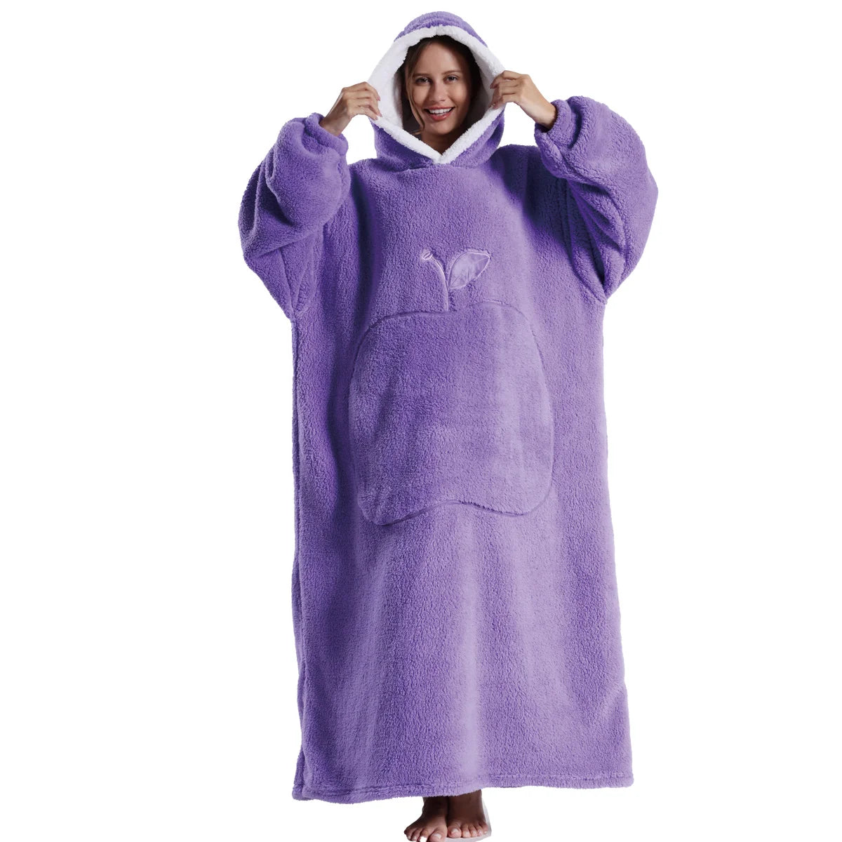 Winter Oversized Wearable Blanket Hoodie