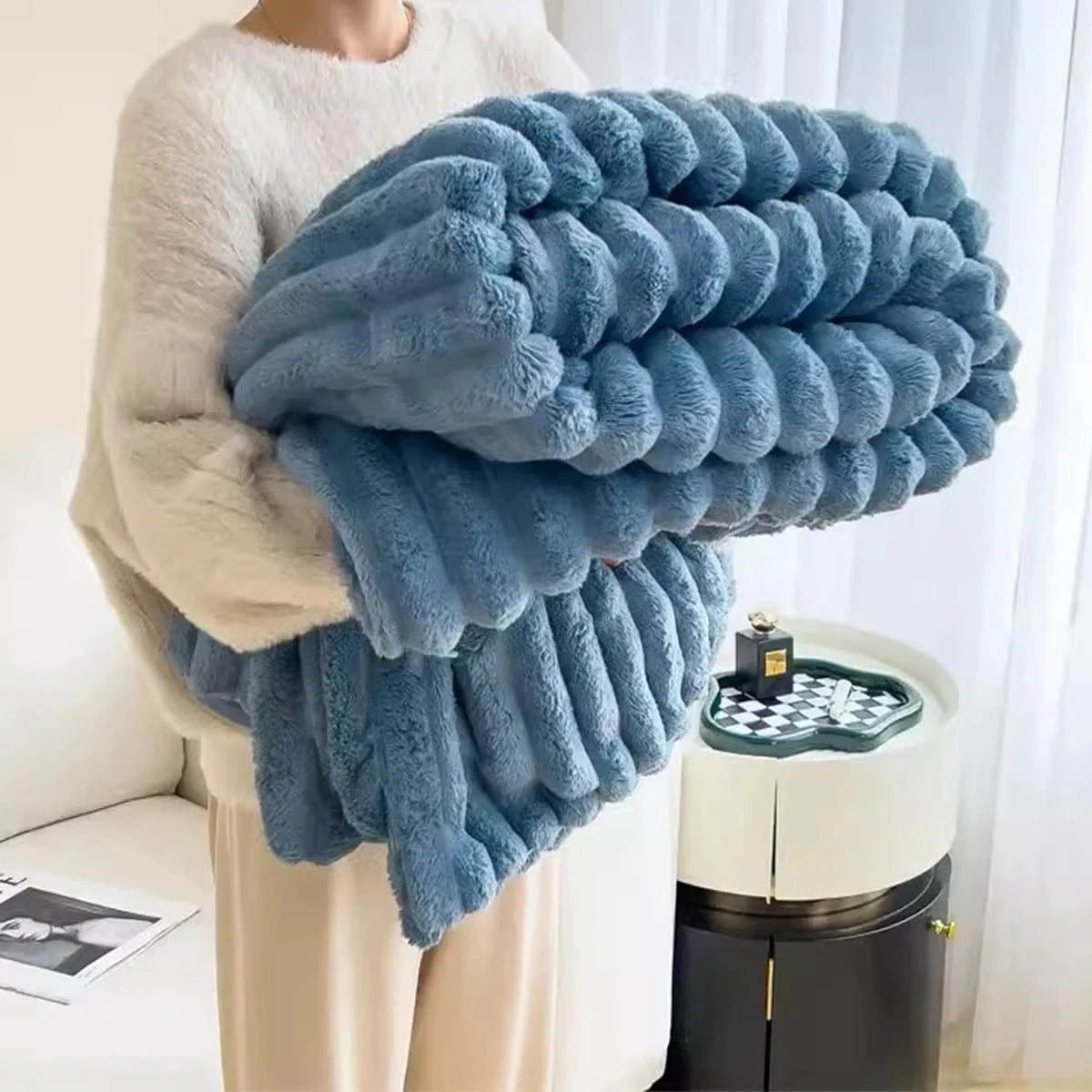 Soft Warmth Winter Sofa Blanket