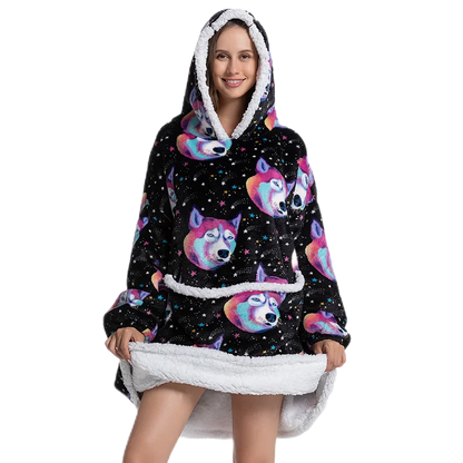 Winter Warm Blanket Hoodie