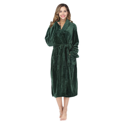 Women's Soft Long Sleeve Bathrobe