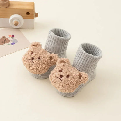 Cute Cartoon Bear Baby Socks