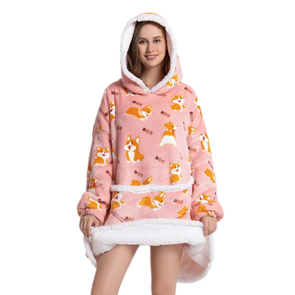 Winter Warm Blanket Hoodie