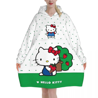 Kitty White Oversized Sweatshirt