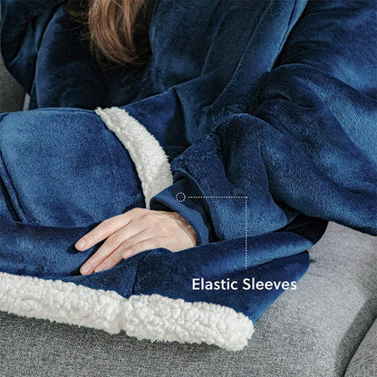 Hoodie Blanket Women Oversized Fleece Hoodie