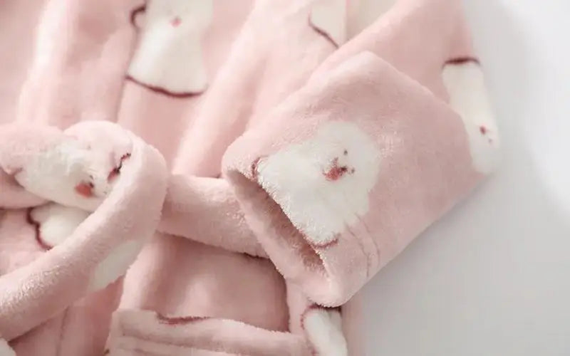 Kids Soft Fleece Bathrobe