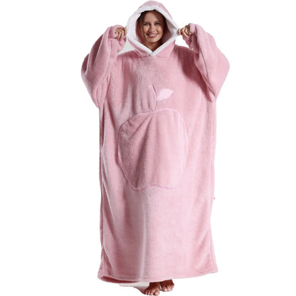 Winter Oversized Wearable Blanket Hoodie