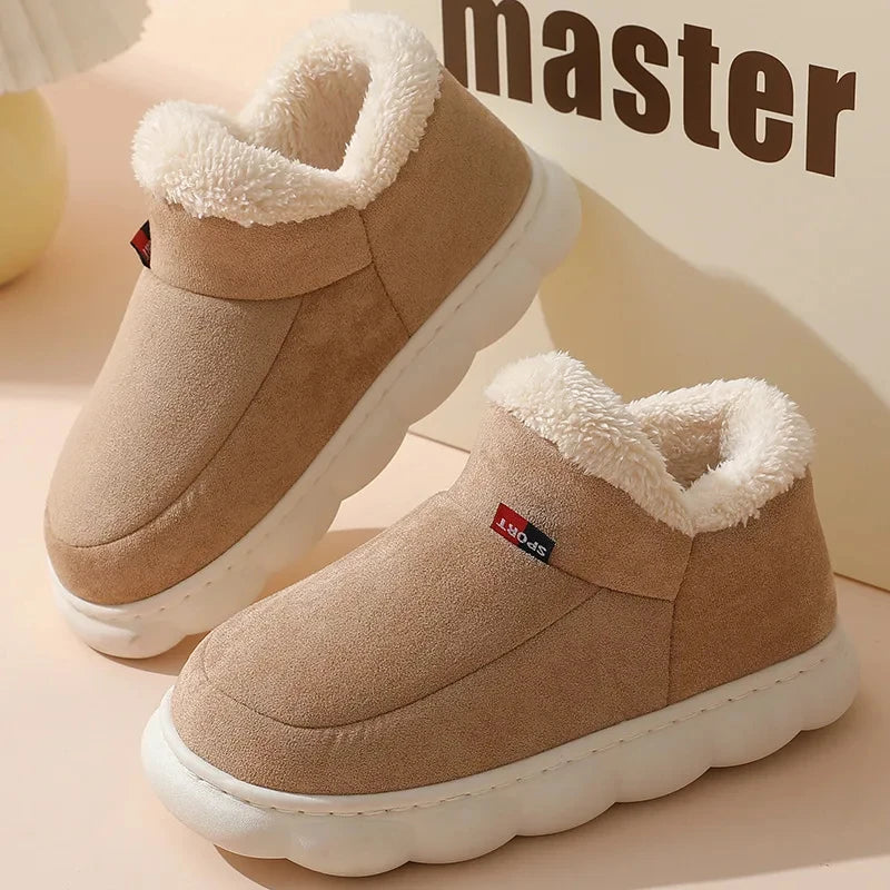 Winter Plush Slippers for Men & Women –