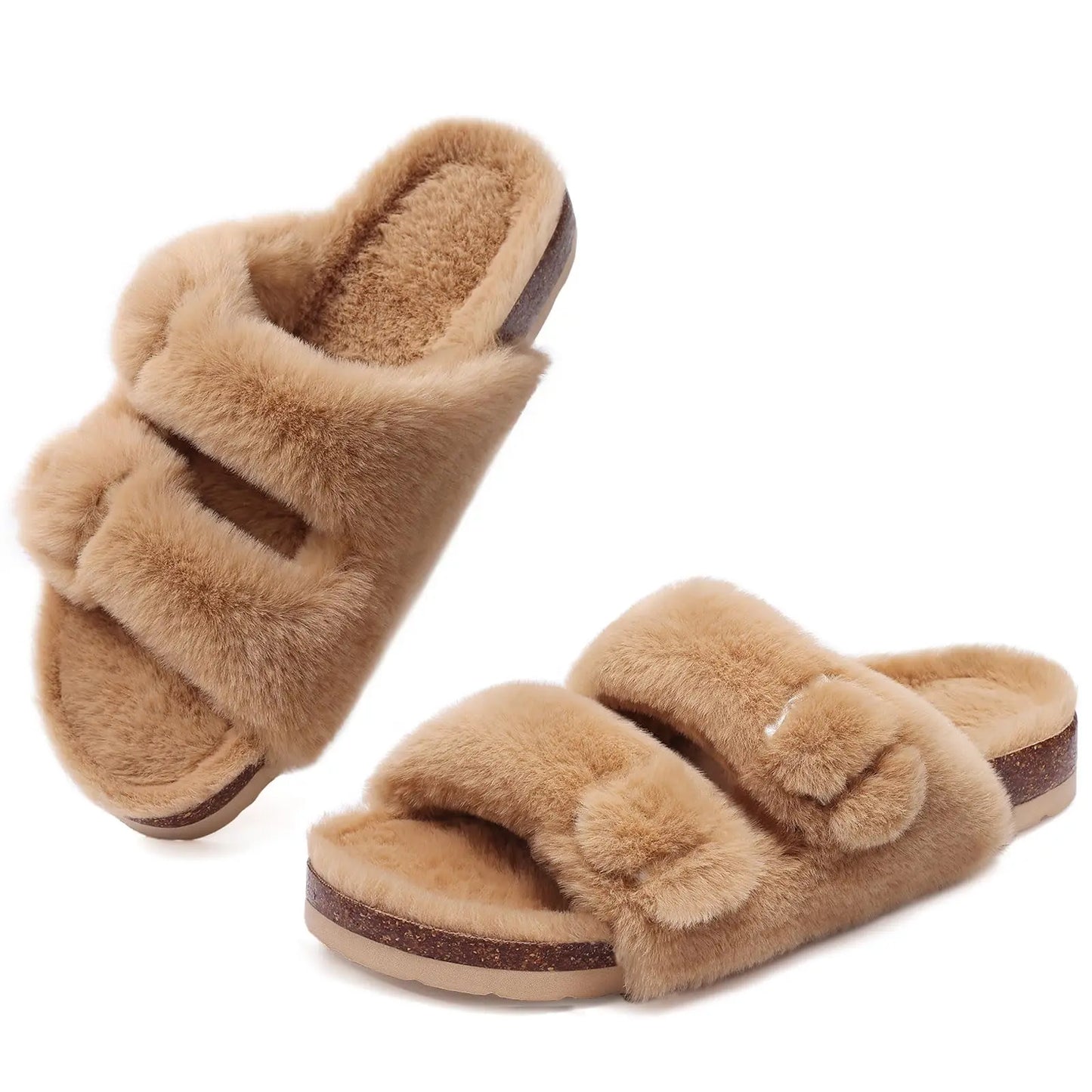 Shevalues Fuzzy Slippers